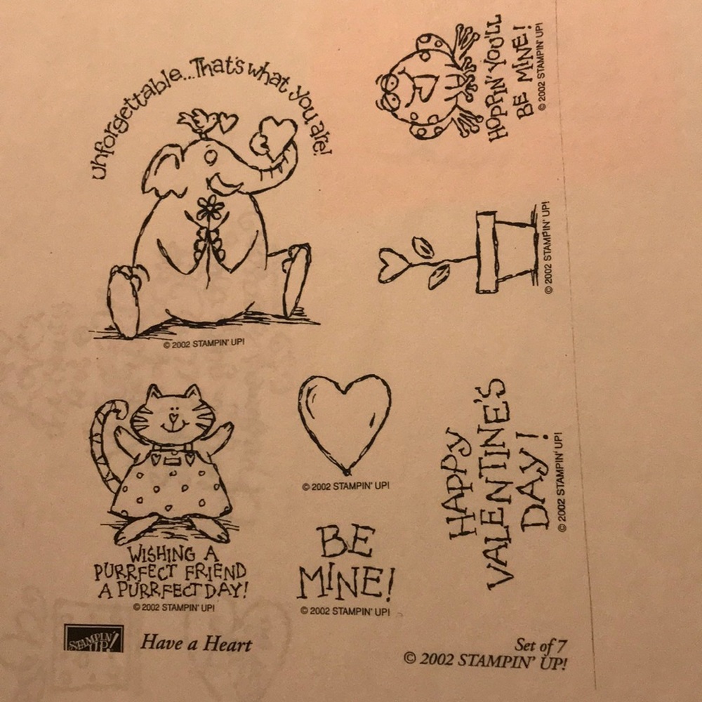 Stampin up. Have a heart 2002